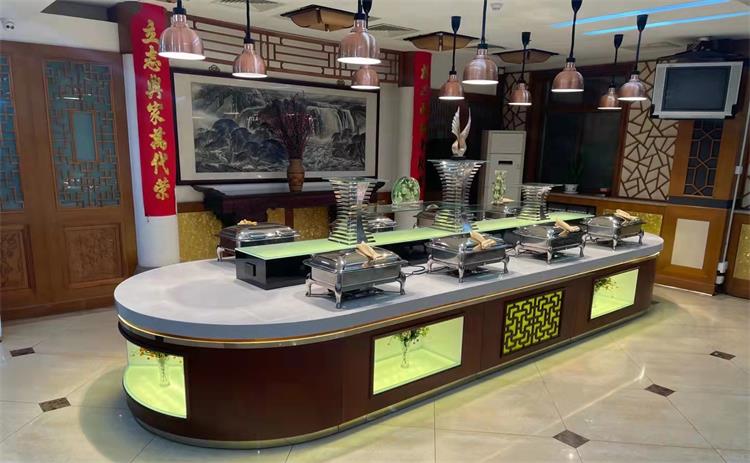 学校餐厅自选餐台_学校食堂自助餐台